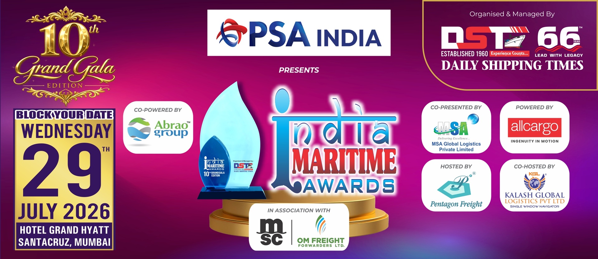 India Maritime Awards - 10th Grand Gala Edition